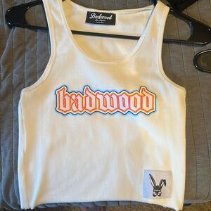 Badwood crop tank top